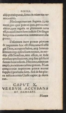Caput X. Verbum Accusans Et Damnans.