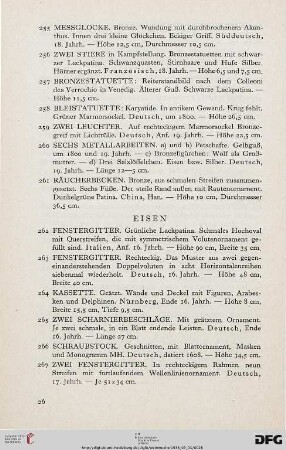 Eisen (Nr. 262-291)
