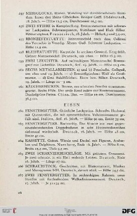 Eisen (Nr. 262-291)