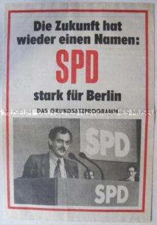 Sonderdruck der SPD der DDR zur Volkskammerwahl 1990
