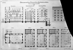 Plan einer automatischen Weizenmühle, Halbhochmüllerei