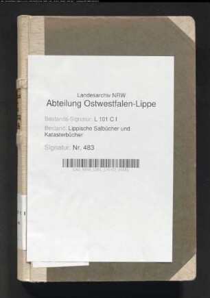 Salbuch der Stadt Barntrup von 1854, Bd. 2
