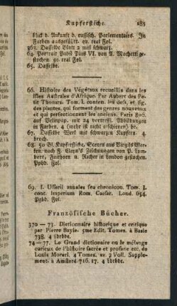 Französische Bücher