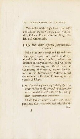 § 14. Conclusion of their high Antiquity; inferior to that of the ground on which they are accumulated, but anterior to that of their superincumbent mountains