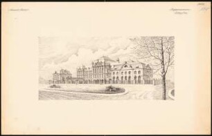 Realgymnasium, Koblenz: Perspektivische Ansicht