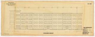 Wohnhausbebauung Orberstraße 3 - 7, Berlin-Wilmersdorf: Orberstraße 5 - 7: Straßenansicht 1:100