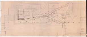 Reichsluftfahrtministerium, Berlin Baubüro im Baugelände: Lageplan 1:100