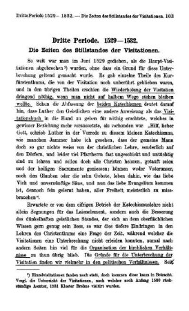 Dritte Periode. 1529 - 1532.