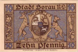 Notgeld der Stadt Sorau