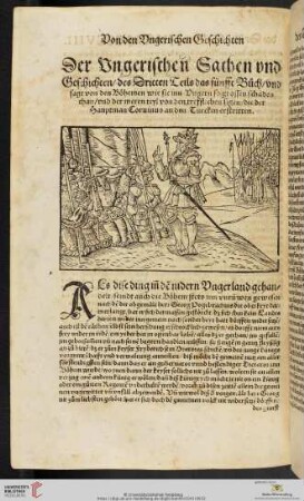 Der Vngerischen Sachen vnd Geschichten, des Dritten Teils das fünfft Buch