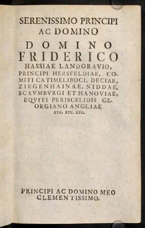 Dedicatio