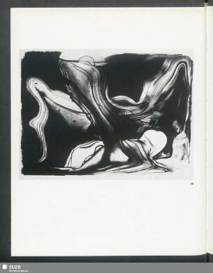 Figürliche Komposition. 1949 Zwischenvorhang zu dem Ballett "Der wunderbare Mandarin" von Béla Bartók an den Städtischen Bühnen Köln. Choreographie Aurelio M. Milloss. September 1961