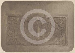 Haustafel der alten Apotheke am Bürgerhaus Ring 26 in Beuthen