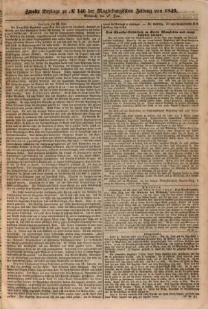 Magdeburgische Zeitung : Anhalter Anzeiger. 1849,4/6