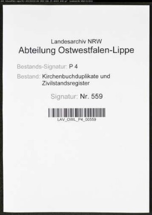 Kirchenbuchduplikat der katholischen Militärgemeinde St.Patrokli Börde, Kreis Soest (GH 1849-1850, GHT 1851-1857, GHT 1858-1864, GHT 1866-1873). (Gemeinde: Katholische Militärgemeinde St.Patrokli Börde)