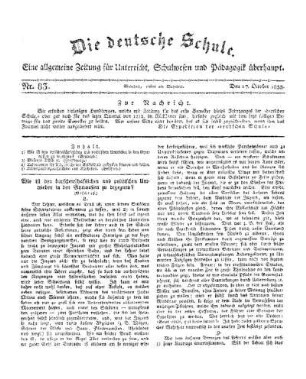 Wie ist den burschenschaftlichen und politischen Umtrieben in den Gymnasien zu begegnen : (Beschluß)