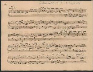 Fugen; cemb; C-Dur; BWV 952