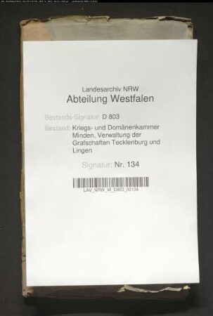 Domänenetats von Lingen