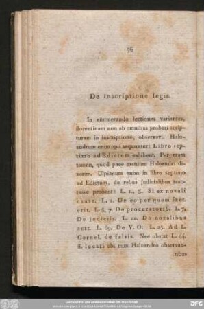 De inscriptione legis.