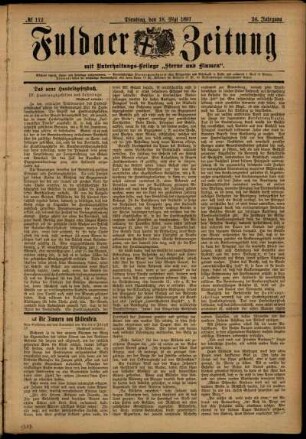 Ausgabe vom Dienstag, den 18. Mai 1897.