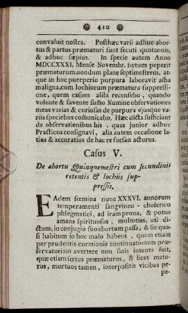 Casus V. - Casus IX.