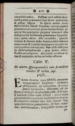 Casus V. - Casus IX.