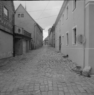 Elstra, Bachgasse, Kopfsteinpflaster