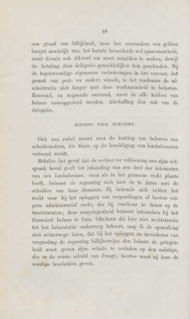 Korting voor schulden