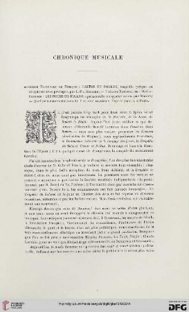 4. Pér. 15.1919: Chronique musicale