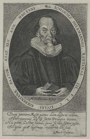 Bildnis des Iohannes Heermannus