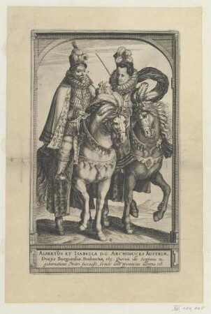 Doppelbildnis des Albrecht VII. und der Isabel Clara Eugenia von Österreich