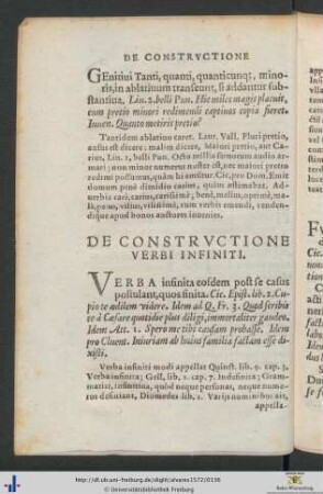 De Constructione Verbi Infiniti