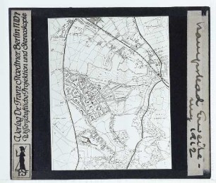 Hampstead, London, Erweiterung, 1912 : Stadtplan