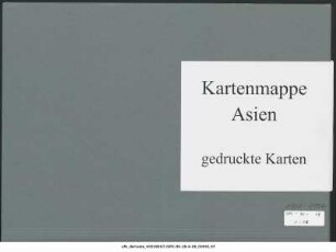 Ost-Turkestan, Mongolei, Mandschurei, Reisen von Sven Hedin, Filchner, Futterer, Stein, Kozlow u.a. : 1901-1907 : Kartensammlung