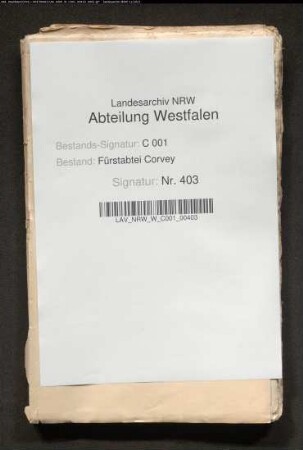 Grenzstreitigkeiten mit Paderborn