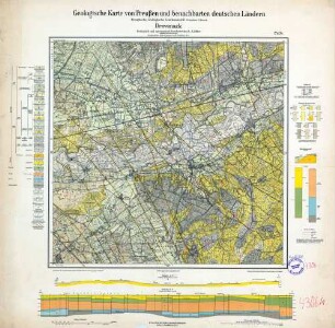 2428 [4306] Drevenack, Geologische Karte von Preußen und benachbarten deutschen Ländern