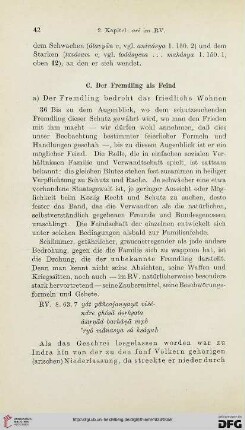 C. Der Fremdling als Feind (§§ 36-61)