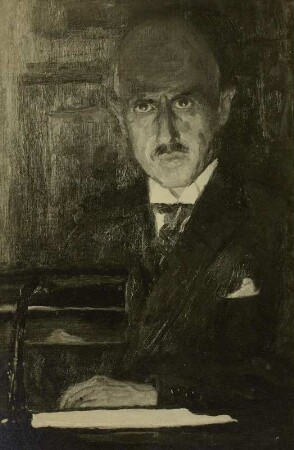 Bildnis Hans W. Loose : Hans Rudolph Hentschel (1869-1951): Bildnis Hans W. Loose, 1927