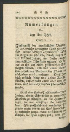 Anmerkungen über den IIten Theil