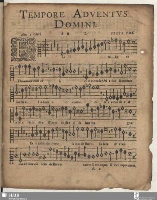 I. Ecce Dominus veniet