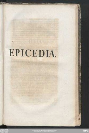 Epicedia.