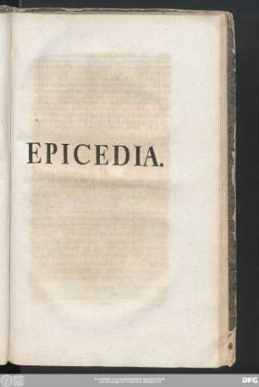 Epicedia.