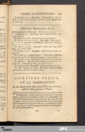Cinquieme Traité De La Composition