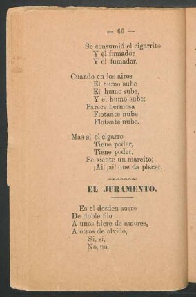 El juramento.