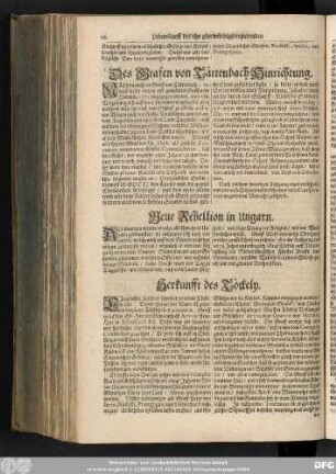 Des Grafen von Tättenbach Hinrichtung.