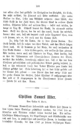 Christian Samuel Ulber.