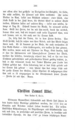 Christian Samuel Ulber.