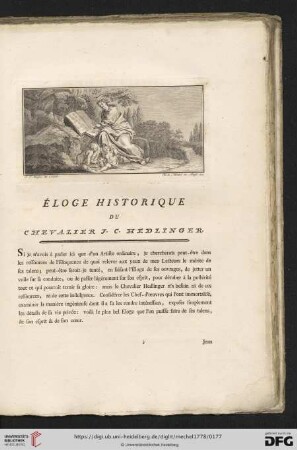 Éloge Historique du Chevalier J. C. Hedlinger