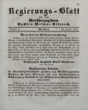 Nr. 4 : 26. Januar 1860