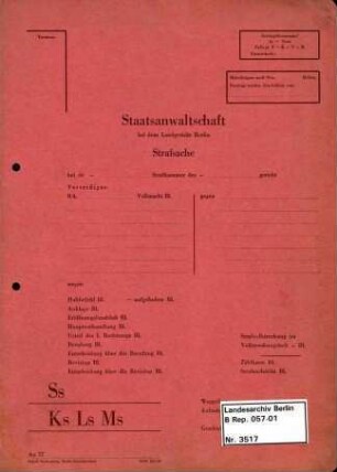 Dokumentensammlung B I b 386 - 414